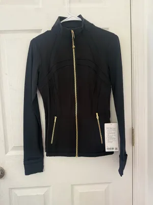 lululemon athletica Black Define Jacket with Gold Zipper thumbnail 2