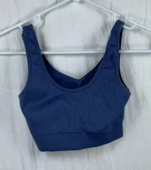 blue aerie sports bra thumbnail 1