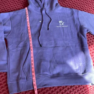 Moose Journeys Purple Fleece Pullover Hoodie Logo Kangaroo Pocket Size S thumbnail 6