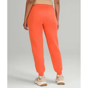 Lululemon Scuba High-Rise Jogger Warm Coral Orange Fleece Sweatpants Size 12 thumbnail 3