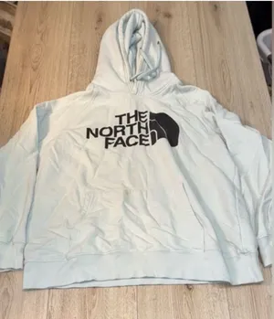 The north face blue hoodie sweatshirt hooded sweater thumbnail 1