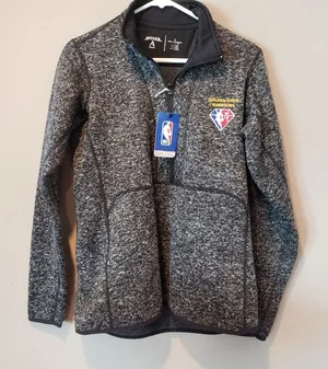 Antigua Women’s Black NBA Pullover Golden Warriors thumbnail 1