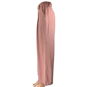 NEW Halara Women's Pink High Waisted Pleated Wide Leg Trousers Dress Pants Sz XS thumbnail 2