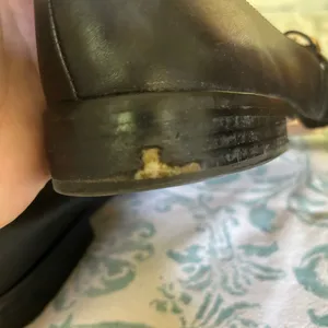 Black Louise et Cie Loafers With Gold Buckle thumbnail 5