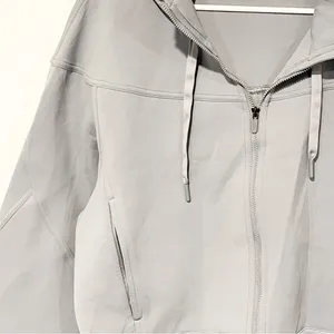 LULULEMON ATHLETICA‎ Rogue Renegade Zip Hoodie in Rhino Grey Size 12 thumbnail 3