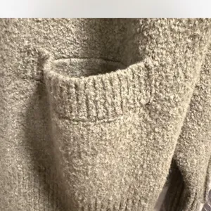 Universal Thread Geometric Zip Cardigan Sweater Heather Gray Black L thumbnail 4