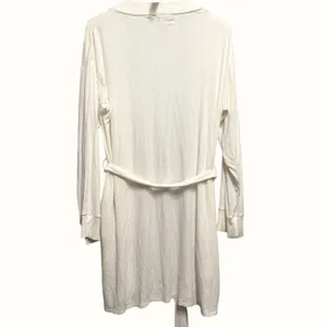 Skims Soft Lounge Wrap Robe Marble(white) Long Sleeve Size Medium Cozy thumbnail 2