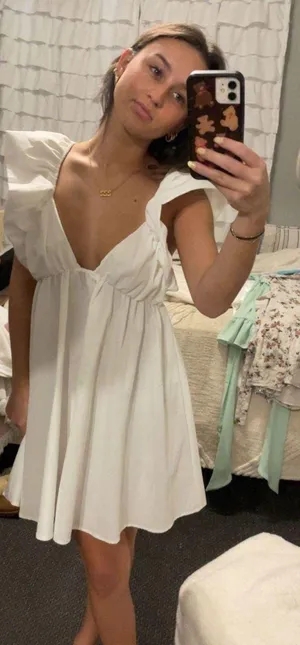 white dress Size XS thumbnail 1