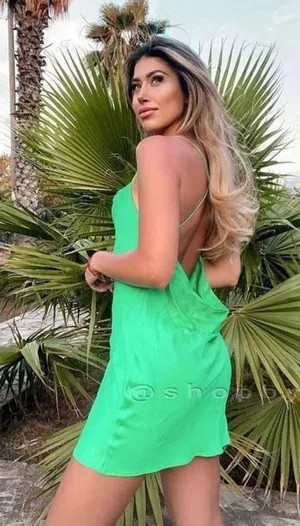 ZARA dress mini satin lingerie style Green Party coctail wedding nigdy out thumbnail 4