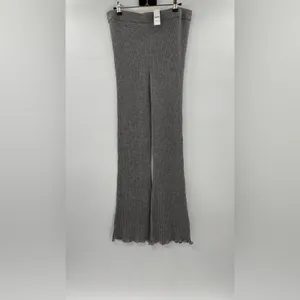 J.Crew Spring Street ribbed featherweight cashmere flare pant thumbnail 7