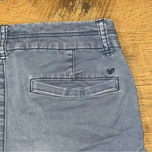 American Eagle Stretch Midi Khaki Shorts thumbnail 6