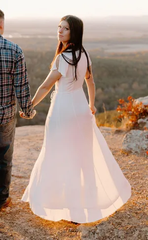 Lulus White Wrap Maxi Dress thumbnail 2