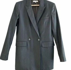 Billie The Label Diana Pin Stripe Blazer Black S thumbnail 2