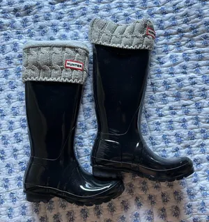 Hunter Tall Boots Black thumbnail 1