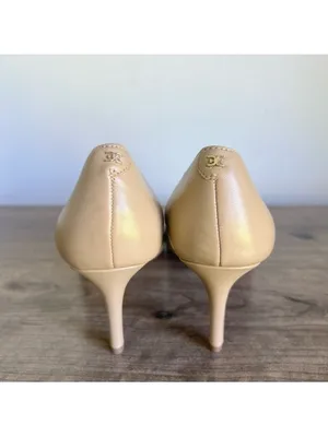 Sam Edelman NEW Women's Jordyn Nude Leather Pump Size 8.5 #B1408 thumbnail 6