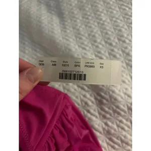 J. Crew Pink Twist Bandeau Bikini Top thumbnail 3