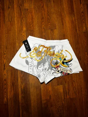 White Ed Hardy Shorts thumbnail 2