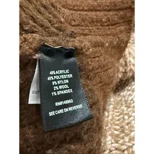 Torrid Coatigan Hooded Sweater wool blend cardigan 5 5x color block thumbnail 3
