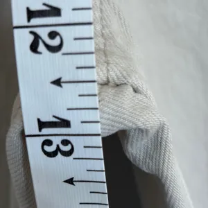 Abercrombie & Fitch Curve Love Ultra High Rise 90s Straight Jeans Beige 31‎ 12R thumbnail 4