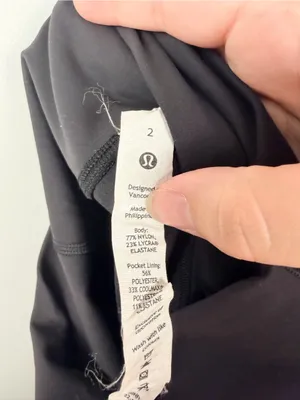 Lululemon Women Wunder Train HR Crop 23” Everlux LW6BNFS Black Size 2 thumbnail 5