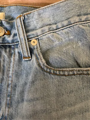 Madewell The Perfect Vintage Jean Size 25 Light Wash High Rise Straight Leg thumbnail 6