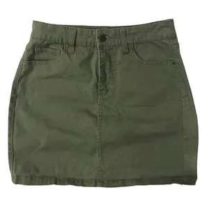 Market & Spruce Army Green Skirt thumbnail 1