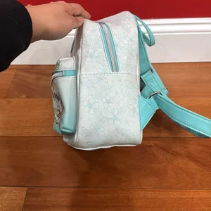 Loungefly Disney Lilo And Stitch Hibiscus Flowers‎ Sketch Mini Backpack thumbnail 7