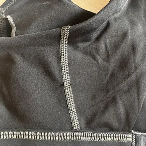 NWT Offline by Aerie Black with Gray Stitching Goals Padded Sports Bra - Size: S thumbnail 5