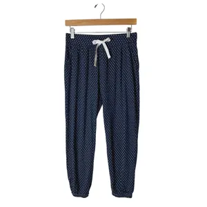 Gap Love by Gap Pajama Pants Women Small Navy Blue Polka Dot Loungewear Joggers thumbnail 2