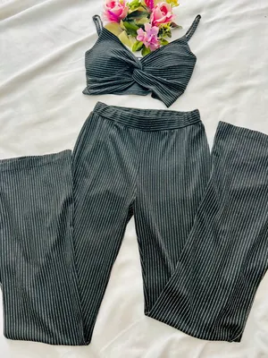 Lucy in the Sky Pinstriped Pants Set thumbnail 2