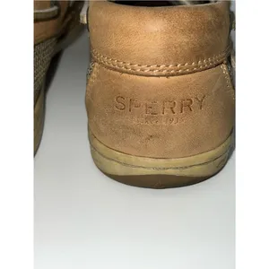 Sperry Women Tan/Beige Boat/Deck/Top Siders Shoes Loafers w/Leather Laces-Size 9 thumbnail 7