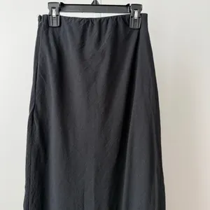 Petal + Pup sz 6 Black‎ 100% Cotton Textured Midi Skirt High Waisted Boho NWOT thumbnail 2