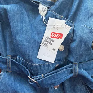 H&M Denim Snap Asymmetrical Crossover Dress w/Belt thumbnail 5