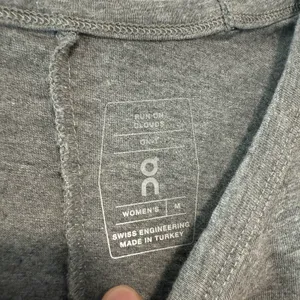 On Running On-T‎ Gray Cotton T-Shirt Size Medium thumbnail 6