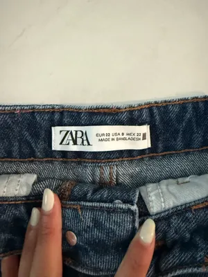 ZARA Shorts Denim High-Rise thumbnail 3