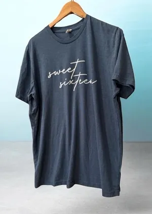 Sweet Sixteen 16th Birthday T-Shirt Blue XL thumbnail 1