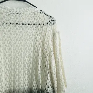 Young Fabulous and Broke Peer Tree Crochet Fringe Ombre Cardigan Sweater thumbnail 7