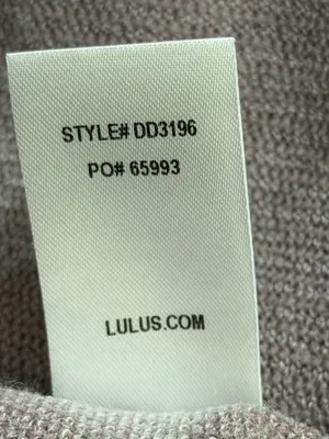 Lulus Women’s Alaina Dusty Lavender Long Sleeve Turtleneck Sweater Dress Size S thumbnail 7