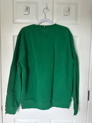 Tommy Hilfiger Green Logo Crewneck thumbnail 6