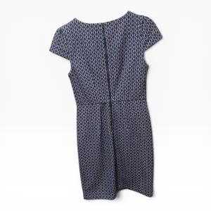 Darling Geometric Diamond Print Sheath Dress Womens‎ Small Blue Red Excellent thumbnail 3
