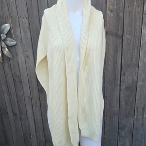Free People Cream Knit Capa thumbnail 7