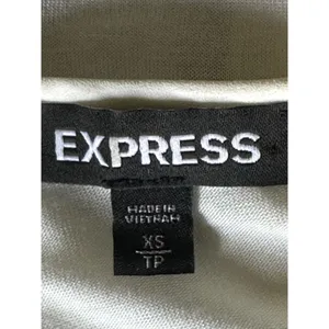 Express Striped Sleeveless Top V-Neck Career Casual Blouse XS thumbnail 4