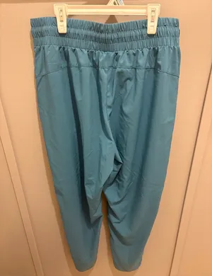 Xersion Teal Elastic Waistband Joggers thumbnail 4