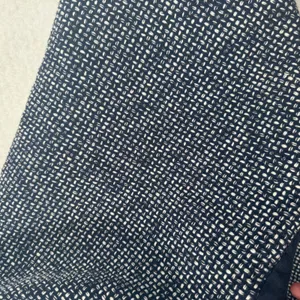 Boden Pencil Skirt Women 14L Navy‎ Blue Textured Cotton Blend Knee Length T0100 thumbnail 6