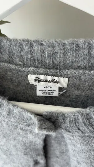 Kimchi Blue gray cardigan in XS thumbnail 2