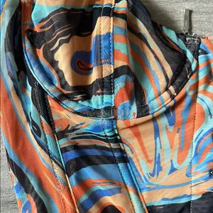 White Fox Boutique Orange and Blue Bustier thumbnail 4