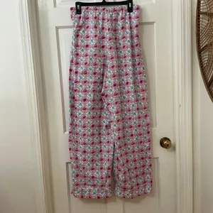 Nick & Nora Hearts Floral Pajama Pants XXL Cotton Y2K Sleepwear Cozy Cottagecore thumbnail 3