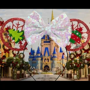 Christmas Disney Mickey Minnie ears new thumbnail 6