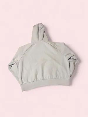 Athleta Light Blue Half-Zip Hooded Sweatshirt thumbnail 2