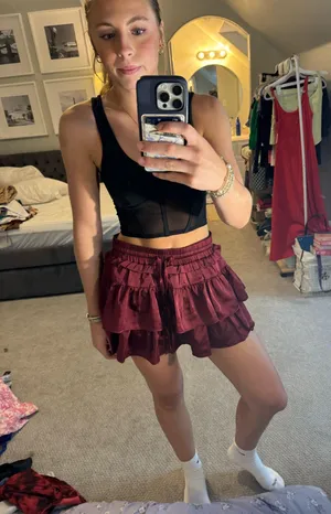 Boutique Day + Moon Ruffle Skirt thumbnail 1